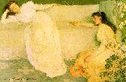 James Abbott McNeil Whistler Symphony in White 3 painting